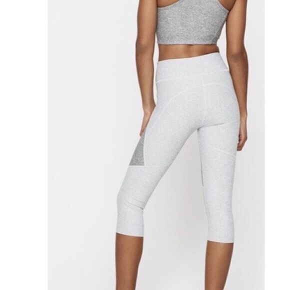 Outdoor Voices Gray Two-Tone Knee High Leggings Size XS in Gray - Picture 3 of 10